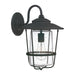 Capital Lighting - One Light Outdoor Wall Lantern - Creekside - Black- Union Lighting Luminaires Decor