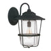 Capital Lighting - One Light Outdoor Wall Lantern - Creekside - Black- Union Lighting Luminaires Decor