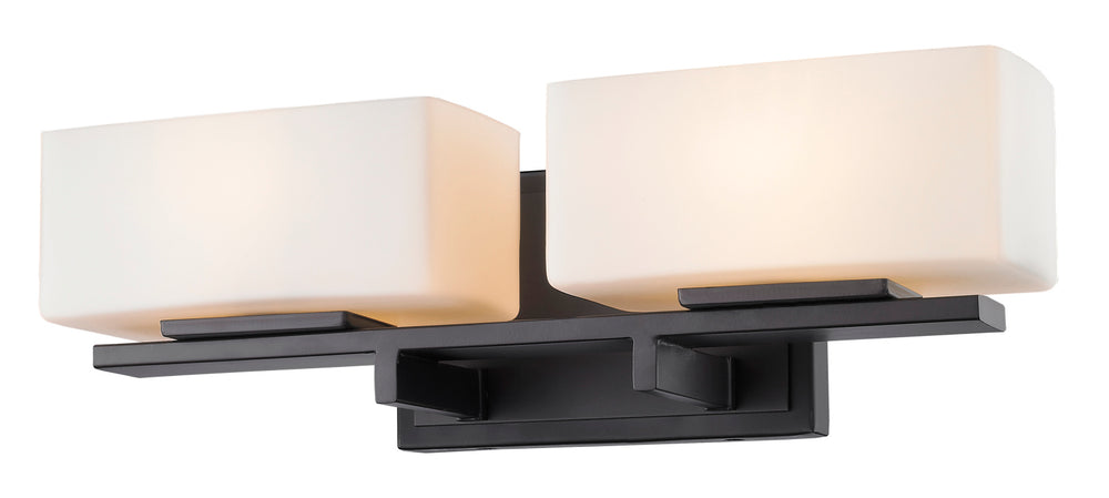 Z-Lite Canada - Two Light Vanity - Kaleb - Bronze- Union Lighting Luminaires Decor