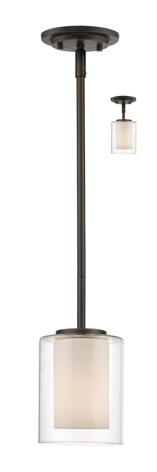 Z-Lite Canada - One Light Pendant - Willow - Olde Bronze- Union Lighting Luminaires Decor