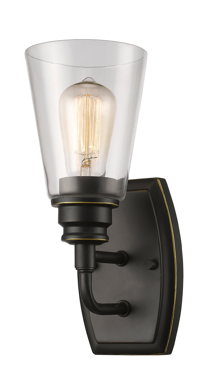 Z-Lite Canada - One Light Wall Sconce - Annora - Olde Bronze- Union Lighting Luminaires Decor