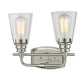 Z-Lite Canada - Two Light Vanity - Annora - Brushed Nickel- Union Lighting Luminaires Decor