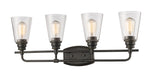 Z-Lite Canada - Four Light Vanity - Annora - Olde Bronze- Union Lighting Luminaires Decor