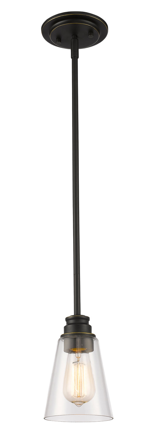 Z-Lite Canada - One Light Pendant - Annora - Olde Bronze- Union Lighting Luminaires Decor