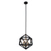 Dainolite Canada - Three Light Chandelier - Archello - Black- Union Lighting Luminaires Decor