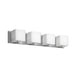 Dainolite Canada - Four Light Vanity Fixture - Verona - Polished Chrome- Union Lighting Luminaires Decor