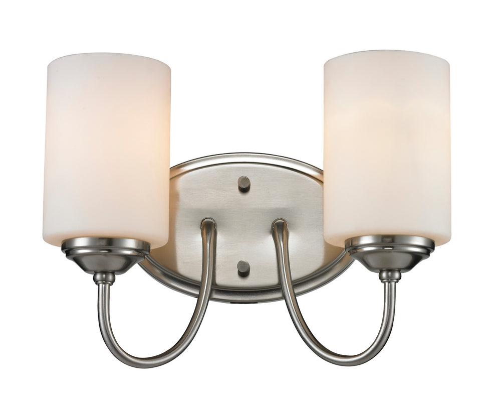 Z-Lite Canada - Two Light Vanity - Cardinal - Brushed Nickel- Union Lighting Luminaires Decor
