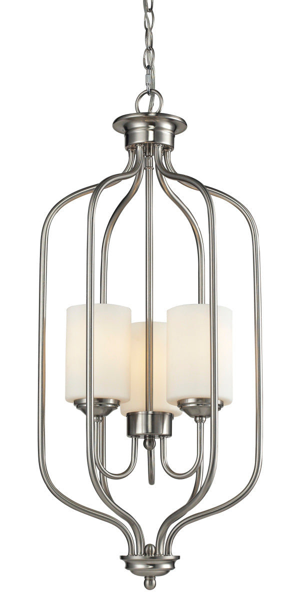 Z-Lite Canada - Three Light Chandelier - Cardinal - Brushed Nickel- Union Lighting Luminaires Decor