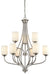 Z-Lite Canada - Nine Light Chandelier - Cardinal - Brushed Nickel- Union Lighting Luminaires Decor