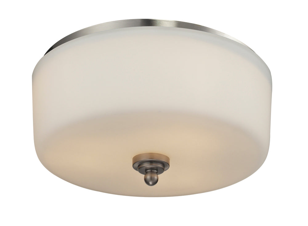 Z-Lite Canada - Three Light Flush Mount - Cardinal - Brushed Nickel- Union Lighting Luminaires Decor