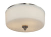Z-Lite Canada - Three Light Flush Mount - Cardinal - Brushed Nickel- Union Lighting Luminaires Decor