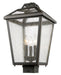 Z-Lite Canada - Three Light Outdoor Post Mount Fixture - Bayland - Oil Rubbed Bronze- Union Lighting Luminaires Decor