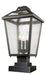 Z-Lite Canada - Three Light Outdoor Pier Mounted Fixture - Bayland - Oil Rubbed Bronze- Union Lighting Luminaires Decor