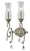 Z-Lite Canada - Two Light Wall Sconce - Melina - Antique Silver- Union Lighting Luminaires Decor