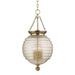 Hudson Valley Canada - Four Light Pendant - Coolidge - Aged Brass- Union Lighting Luminaires Decor