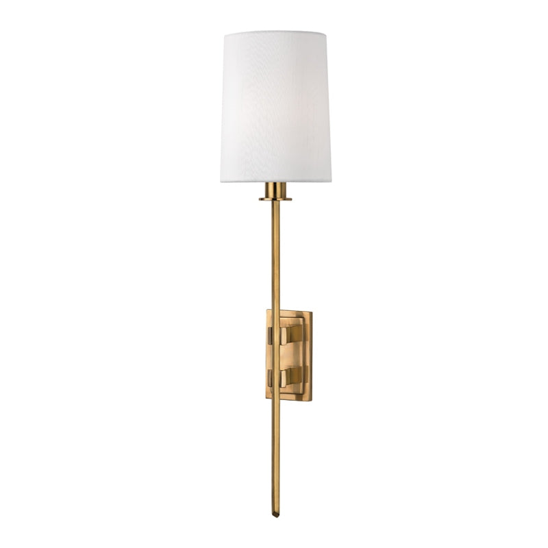 Hudson Valley Canada - One Light Wall Sconce - Fredonia - Aged Brass- Union Lighting Luminaires Decor