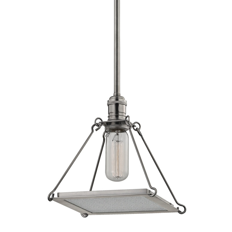 Hudson Valley Canada - One Light Pendant - Thorndike - Historic Nickel- Union Lighting Luminaires Decor