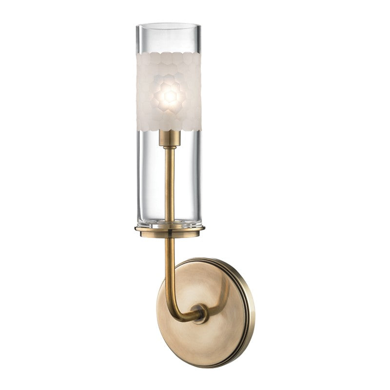 Hudson Valley Canada - LED Wall Sconce - Wentworth - Aged Brass- Union Lighting Luminaires Decor