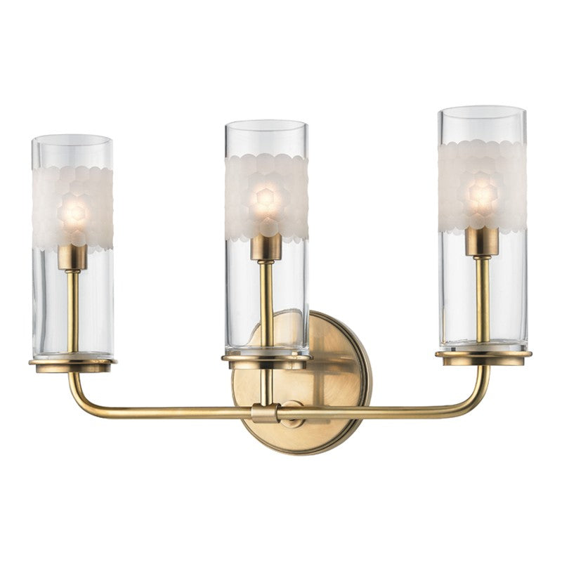 Hudson Valley Canada - LED Wall Sconce - Wentworth - Aged Brass- Union Lighting Luminaires Decor