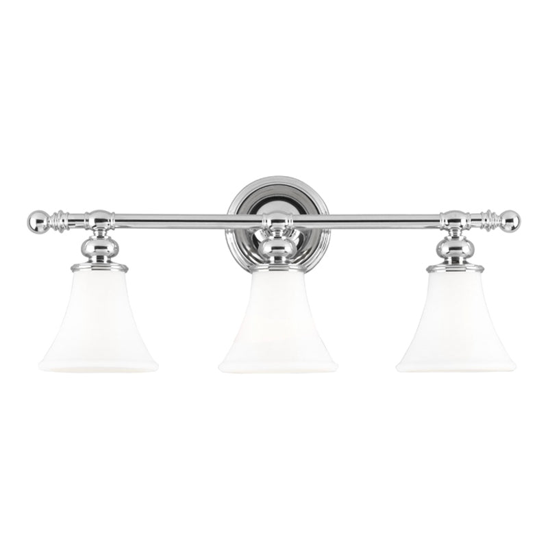 Hudson Valley Canada - Three Light Bath Bracket - Weston - Polished Nickel- Union Lighting Luminaires Decor