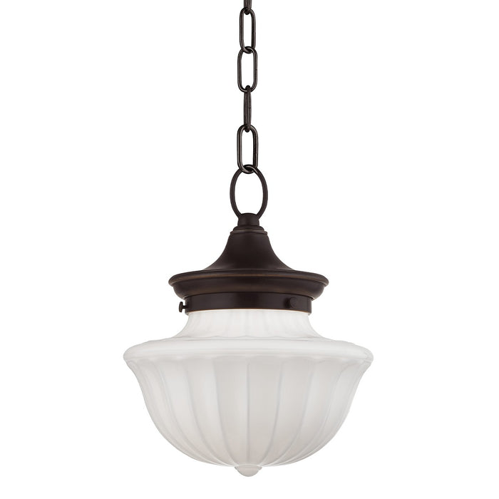 Hudson Valley Canada - One Light Pendant - Dutchess - Old Bronze- Union Lighting Luminaires Decor