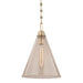 Hudson Valley Canada - One Light Pendant - Newbury - Aged Brass- Union Lighting Luminaires Decor