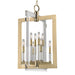 Hudson Valley Canada - Eight Light Pendant - Wellington - Aged Brass- Union Lighting Luminaires Decor
