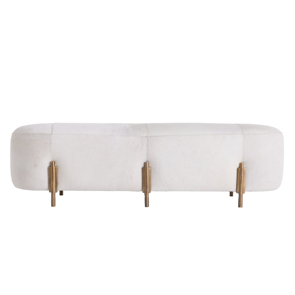 Arteriors - Bench - Justin - White- Union Lighting Luminaires Decor