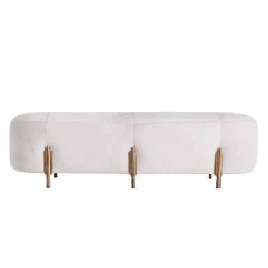 Arteriors - Bench - Justin - White- Union Lighting Luminaires Decor