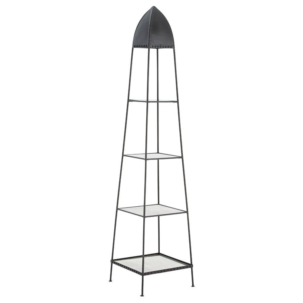 Arteriors - Etagere - Osbourne - Natural Iron/Antiqued Mirror- Union Lighting Luminaires Decor