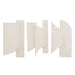 Arteriors - Wall Plaques, Set of 3 - Pierson - Whitewash Sandblasted- Union Lighting Luminaires Decor