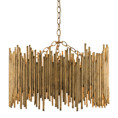 Arteriors - Three Light Pendant - Prescott - Gold Leaf- Union Lighting Luminaires Decor