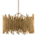 Arteriors - Three Light Pendant - Prescott - Gold Leaf- Union Lighting Luminaires Decor
