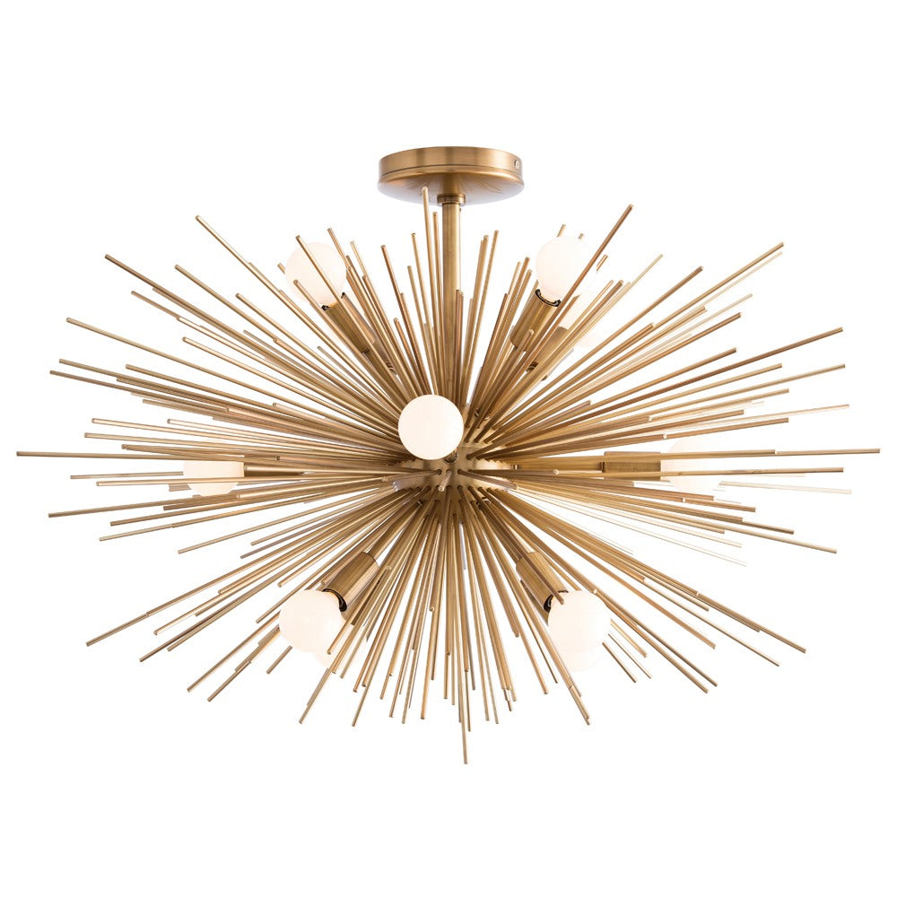 Arteriors - 12 Light Chandelier - Zanadoo - Antique Brass- Union Lighting Luminaires Decor