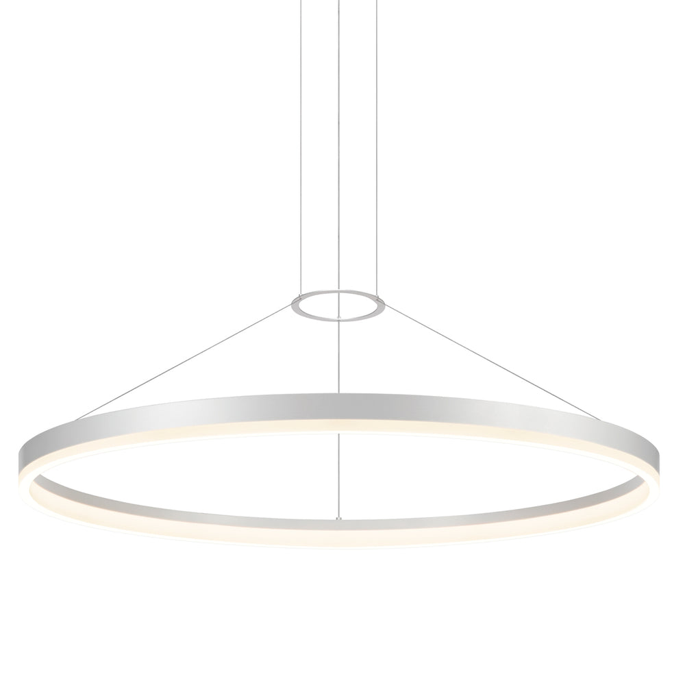 Sonneman - LED Pendant - Corona - Bright Satin Aluminum- Union Lighting Luminaires Decor