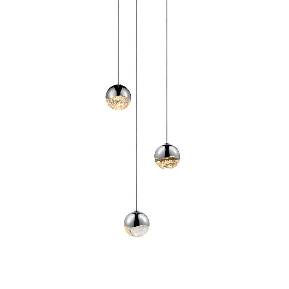 Sonneman - LED Pendant - Grapes - Polished Chrome- Union Lighting Luminaires Decor