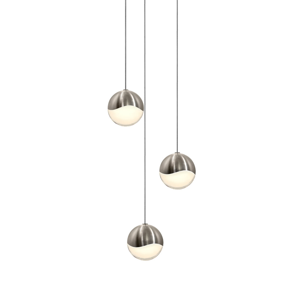 Sonneman - LED Pendant - Grapes - Satin Nickel- Union Lighting Luminaires Decor