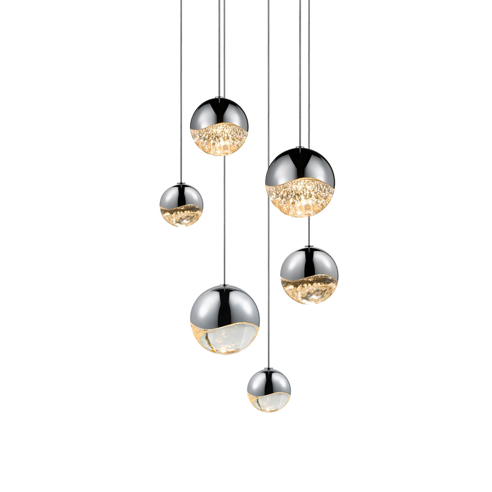 Sonneman - LED Pendant - Grapes - Polished Chrome- Union Lighting Luminaires Decor