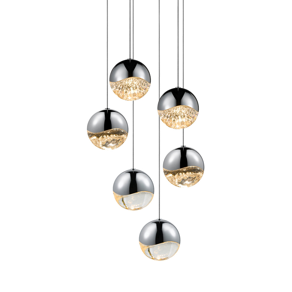 Sonneman - LED Pendant - Grapes - Polished Chrome- Union Lighting Luminaires Decor