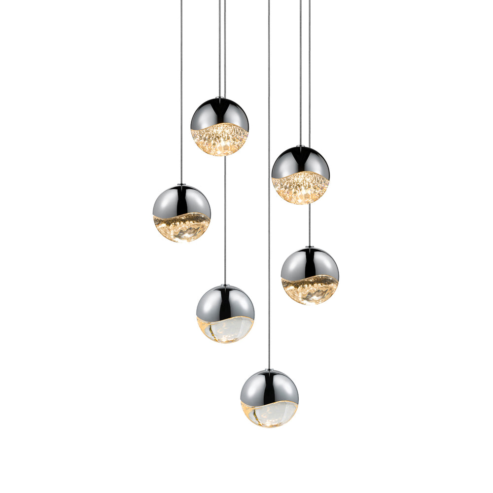 Sonneman - LED Pendant - Grapes - Polished Chrome- Union Lighting Luminaires Decor