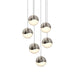 Sonneman - LED Pendant - Grapes - Satin Nickel- Union Lighting Luminaires Decor
