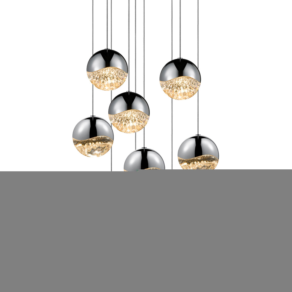 Sonneman - LED Pendant - Grapes - Polished Chrome- Union Lighting Luminaires Decor