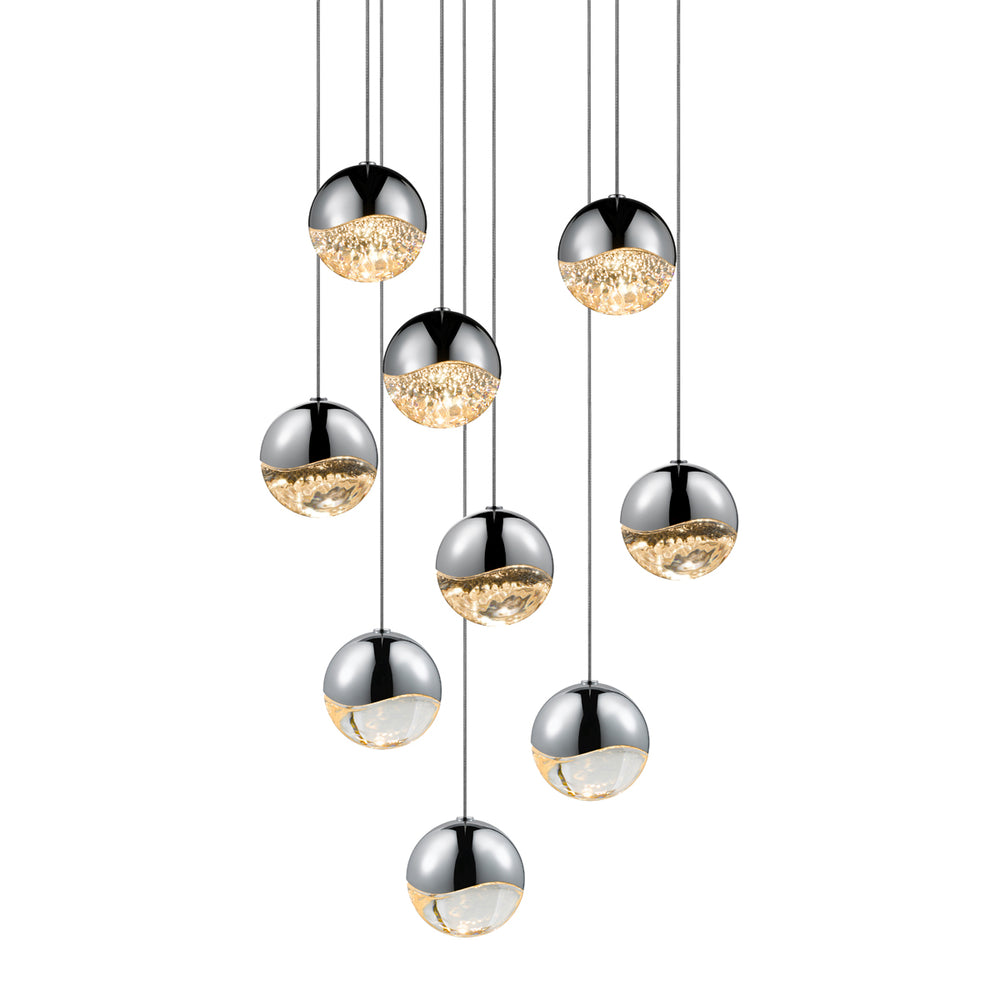 Sonneman - LED Pendant - Grapes - Polished Chrome- Union Lighting Luminaires Decor