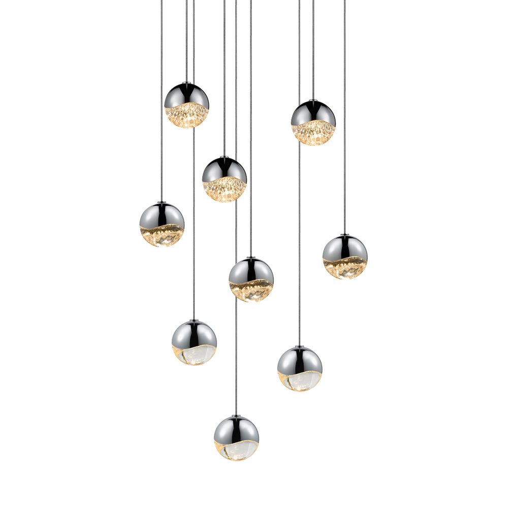 Sonneman - LED Pendant - Grapes - Polished Chrome- Union Lighting Luminaires Decor