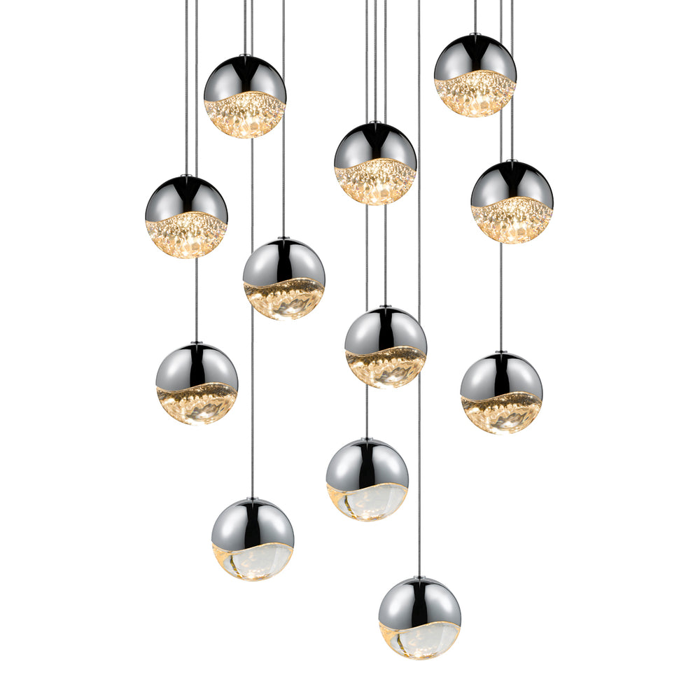 Sonneman - LED Pendant - Grapes - Polished Chrome- Union Lighting Luminaires Decor