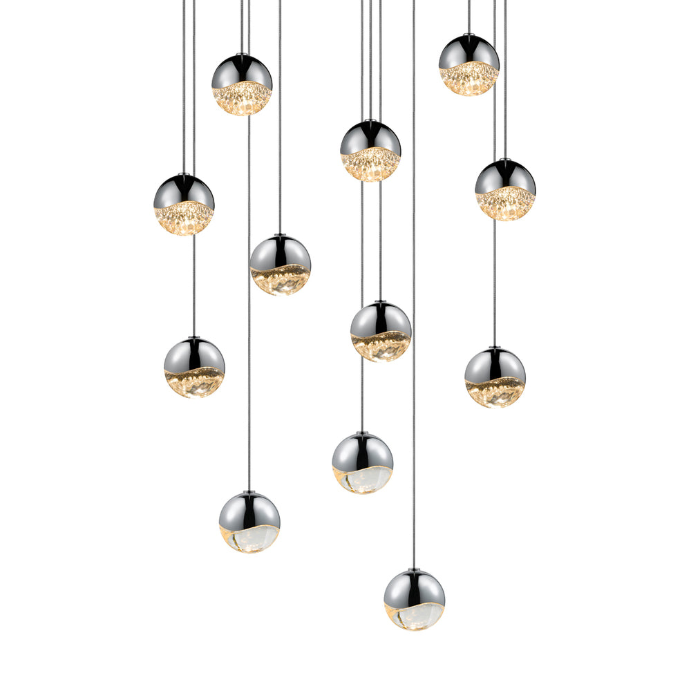 Sonneman - LED Pendant - Grapes - Polished Chrome- Union Lighting Luminaires Decor