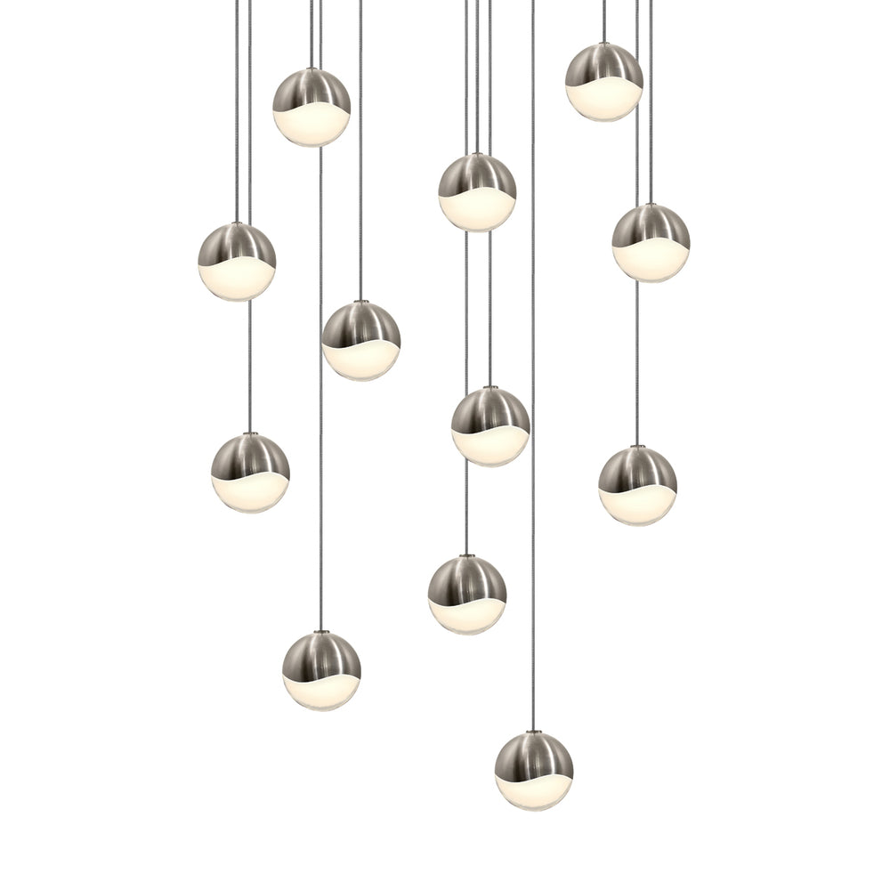 Sonneman - LED Pendant - Grapes - Satin Nickel- Union Lighting Luminaires Decor