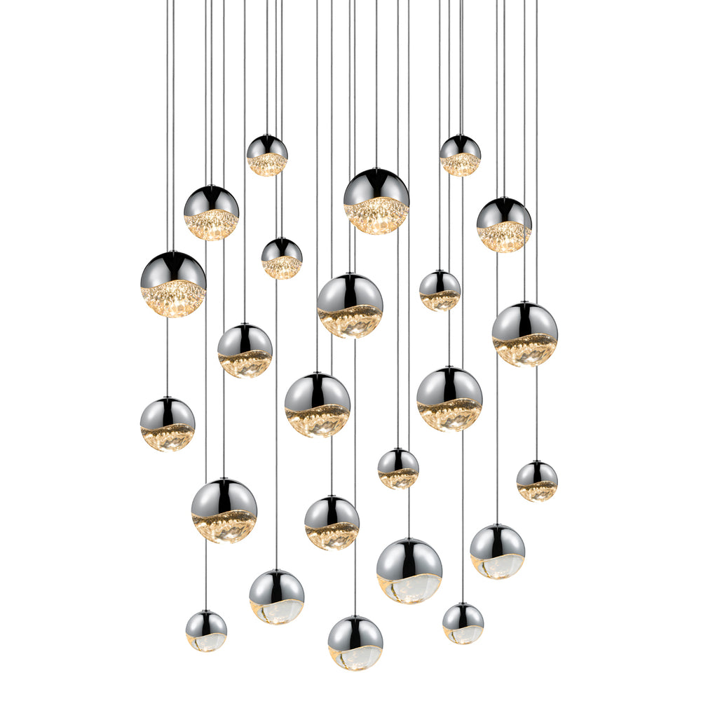 Sonneman - LED Pendant - Grapes - Polished Chrome- Union Lighting Luminaires Decor