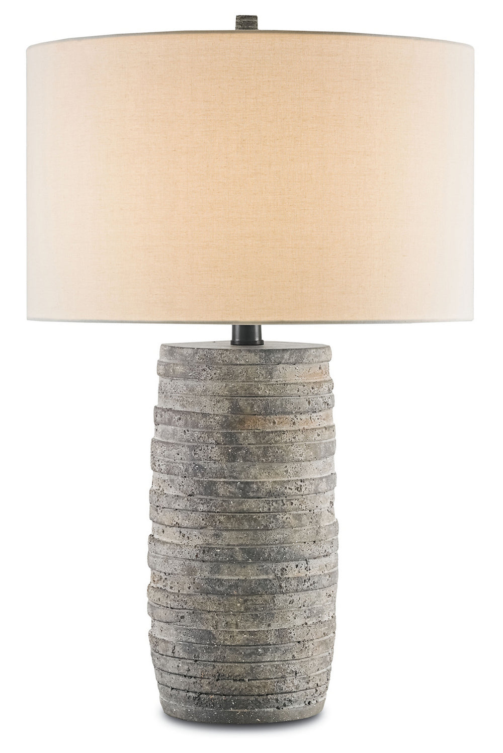 Currey and Company - One Light Table Lamp - Innkeeper - Rustic Gray- Union Lighting Luminaires Decor