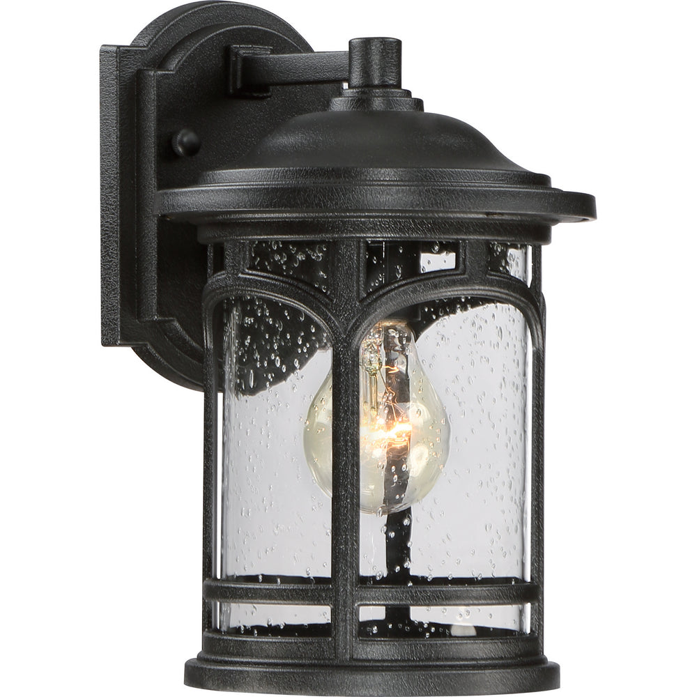Quoizel - One Light Outdoor Wall Lantern - Marblehead - Mystic Black- Union Lighting Luminaires Decor